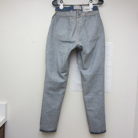 New Everlane The Curvy 90s Cheeky Straight Jean Sz 28x29 Blue 100% Organic Ctton - Picture 13 of 15